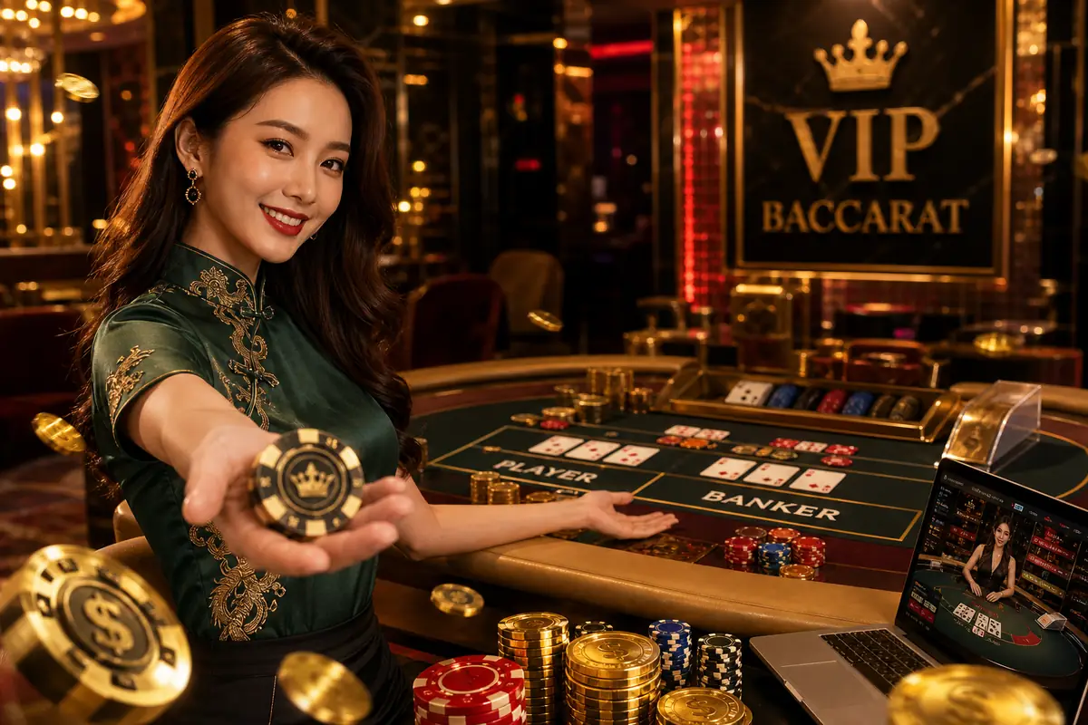 1mslot live casino dealer baccarat meja nyata